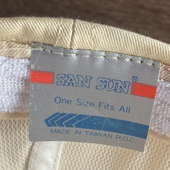 Vintage Mens 80’s UPR High Performance Compression Team Hat EUC Yellow - Picture 6 of 8